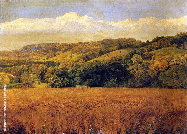 Norbury on The Mole by John Brett | Oil Painting Reproduction