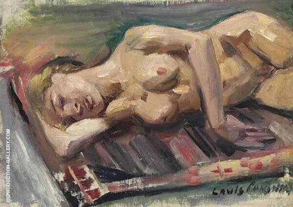 Female Semi Nude 1913 by Lovis Corinth | Oil Painting Reproduction