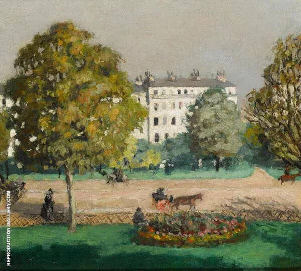 L'avenue du bois de Boulogne 1901 | Oil Painting Reproduction