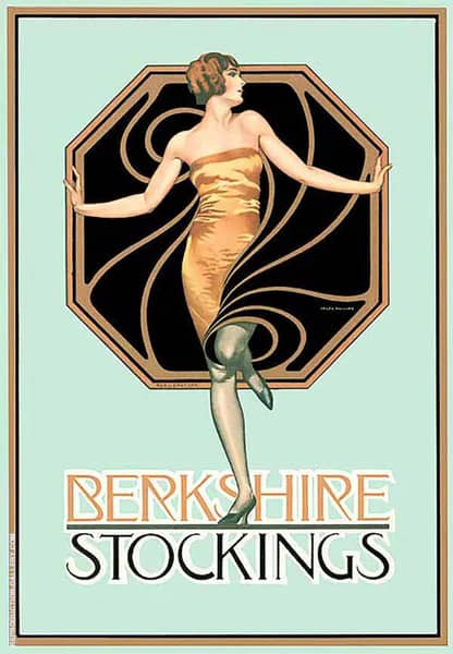 Berkshire Stockings by Coles Phillips | Oil Painting Reproduction