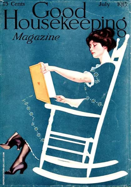 Fadeaway Girl by Coles Phillips | Oil Painting Reproduction