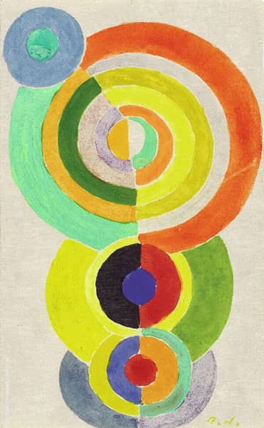 Rhythm 1934 I by Robert Delaunay | Oil Painting Reproduction