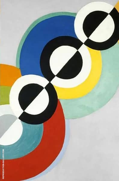 Rhythm No 2 1934 by Robert Delaunay | Oil Painting Reproduction