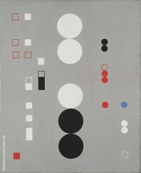 Composition 1930 by Sophie Taeuber Arp | Oil Painting Reproduction