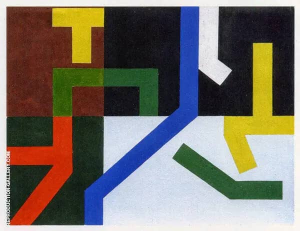 Dadaismo by Sophie Taeuber Arp | Oil Painting Reproduction