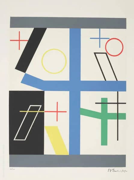 Four Broken Cross Spaces 1932 | Oil Painting Reproduction