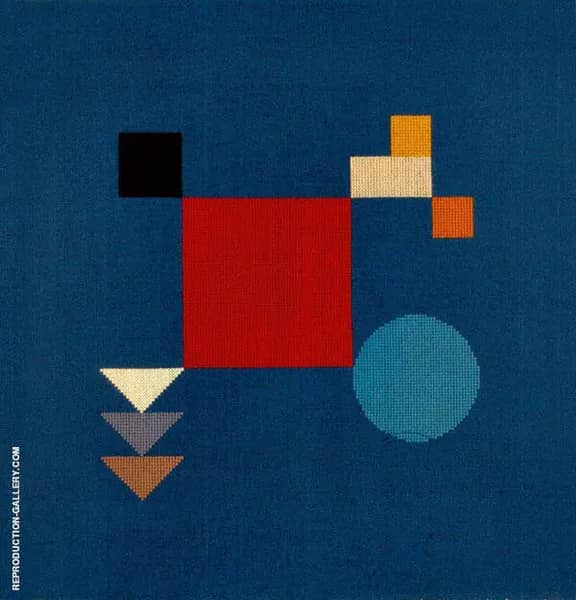 Wee Blue Coo by Sophie Taeuber Arp | Oil Painting Reproduction