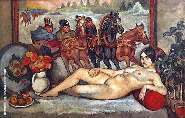 Russian Venus 1914 by Ilya Mashkov | Oil Painting Reproduction