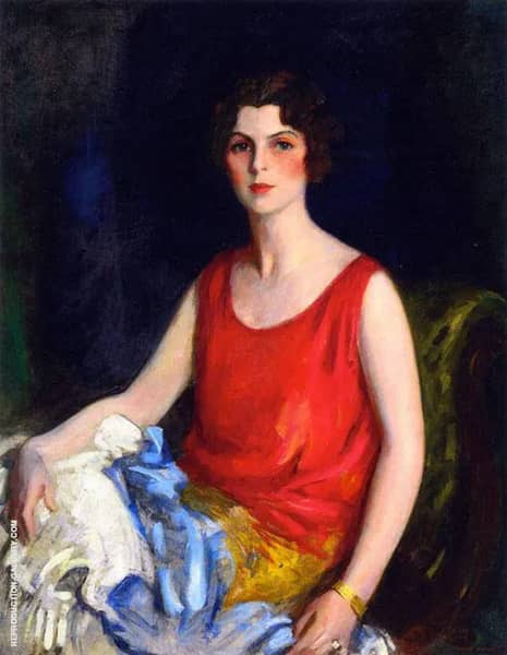 Loretta Hines Howard by Robert Henri | Oil Painting Reproduction