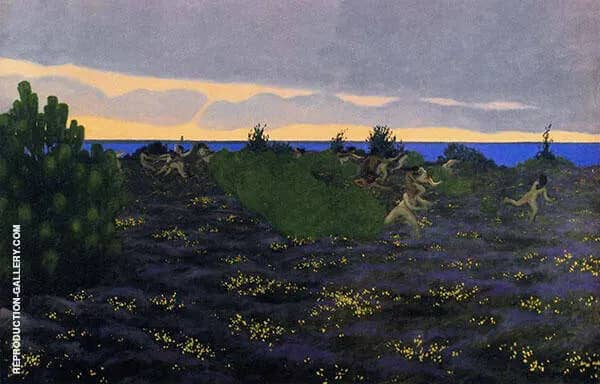 Antique Evening by Felix Vallotton | Oil Painting Reproduction