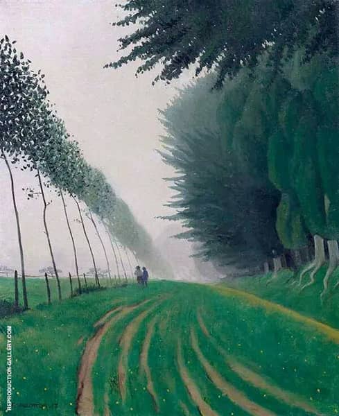 Fog Effect Honfleur by Felix Vallotton | Oil Painting Reproduction