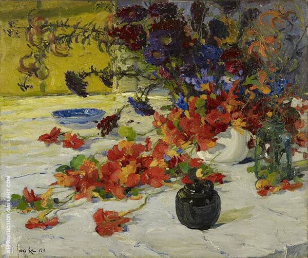 Black Teapot by Jonas Lie | Oil Painting Reproduction