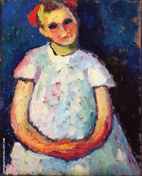 Child with Folded Hands | Oil Painting Reproduction