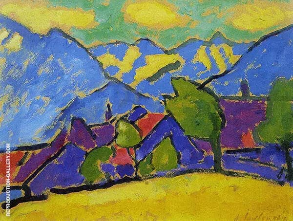 Yellow Sound 1908 by Alexej von Jawlensky | Oil Painting Reproduction