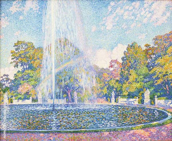 Fountain at Sans Souci Potsdam | Oil Painting Reproduction