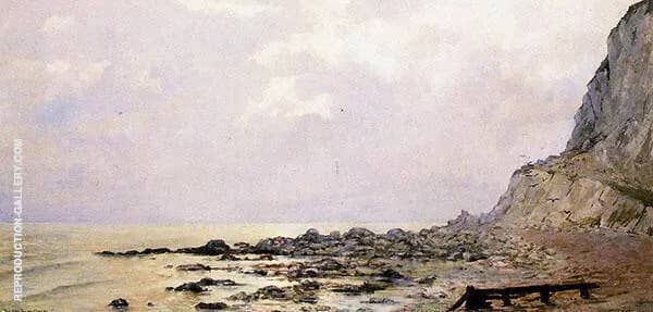 The Cliffs of Douvres by Theo van Rysselberghe | Oil Painting Reproduction