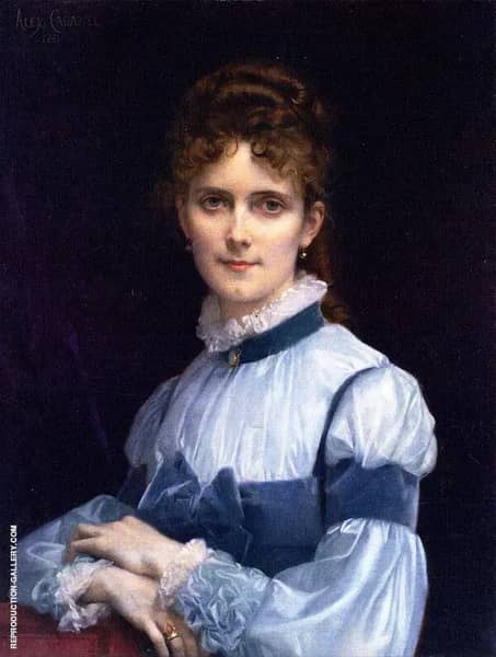 Fanny Clapp 1881 by Alexandre Cabanel | Oil Painting Reproduction
