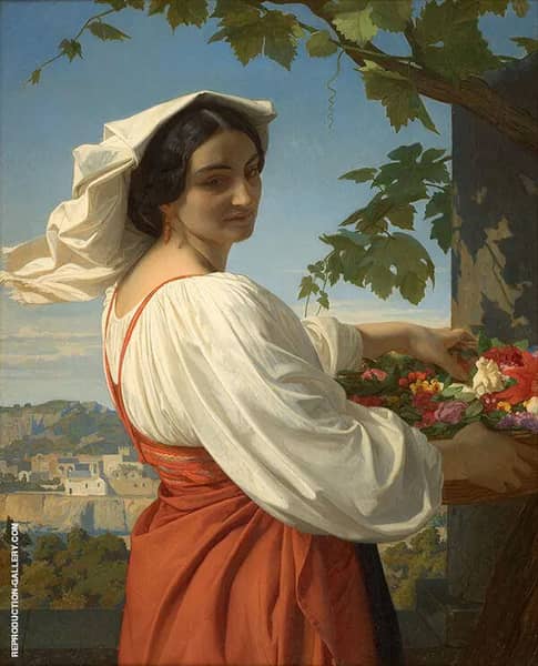 La Chiaruccia 1848 by Alexandre Cabanel | Oil Painting Reproduction
