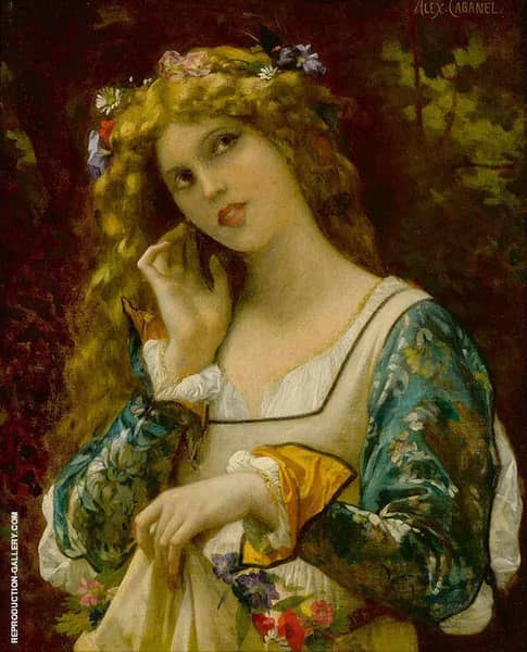 Listening to Echo's Voice by Alexandre Cabanel | Oil Painting Reproduction