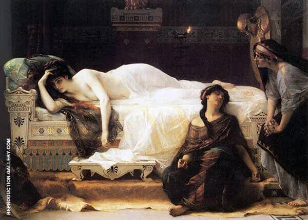 Phaedra 1880 by Alexandre Cabanel | Oil Painting Reproduction