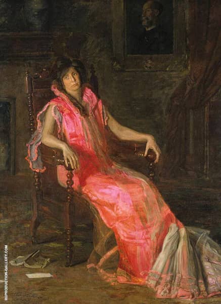 An Actress Portrait of Suzanne Santje | Oil Painting Reproduction