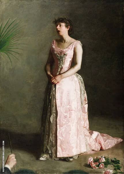The Concert Singer by Thomas Eakins | Oil Painting Reproduction