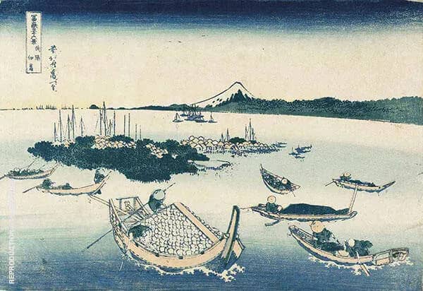Tsukuda Island in Musashi Province | Oil Painting Reproduction