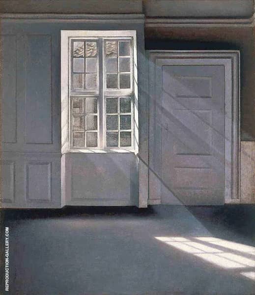 Sunbeams by Vihelm Hammershoi | Oil Painting Reproduction