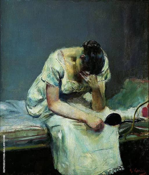 Madelaine 1883 by Christian Krohg | Oil Painting Reproduction