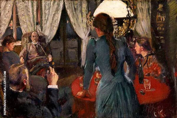 The Evening at Lokken by Christian Krohg | Oil Painting Reproduction