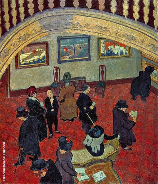 Gauguins and Connoisseurs 1911 by Spencer Gore | Oil Painting Reproduction