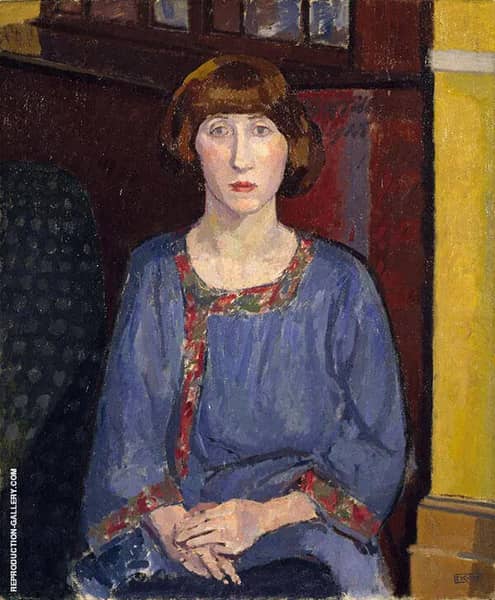 The Artist's Wife 1913 by Spencer Gore | Oil Painting Reproduction