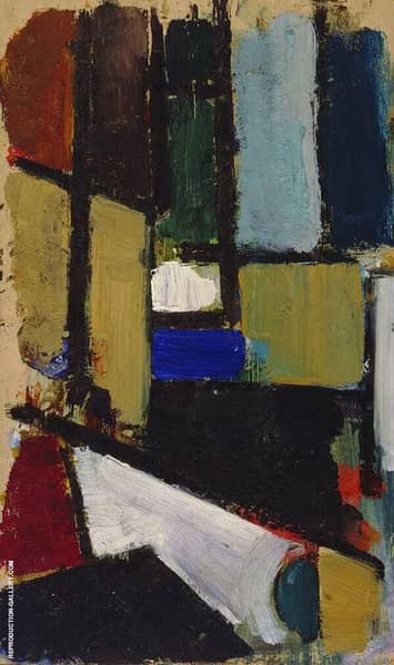 Composition 2 1919 by Theo van Doesburg | Oil Painting Reproduction