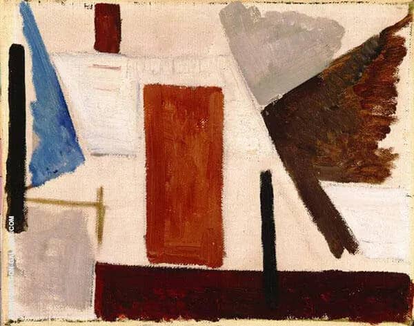 Composition 3 1929 by Theo van Doesburg | Oil Painting Reproduction