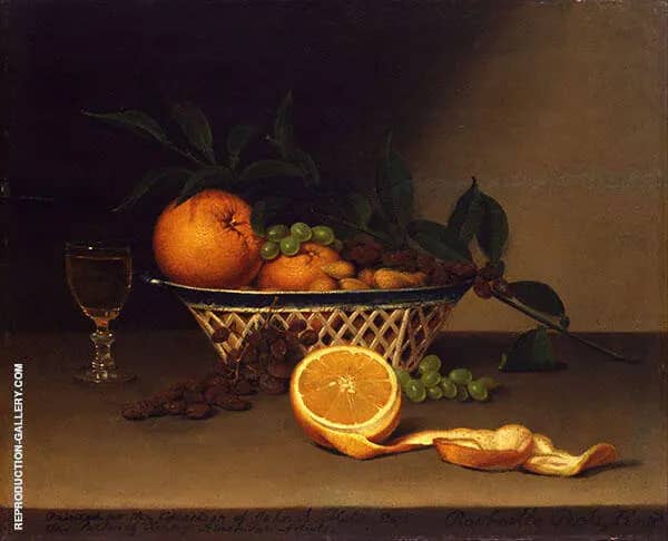 Still Life with Oranges 1818 | Oil Painting Reproduction