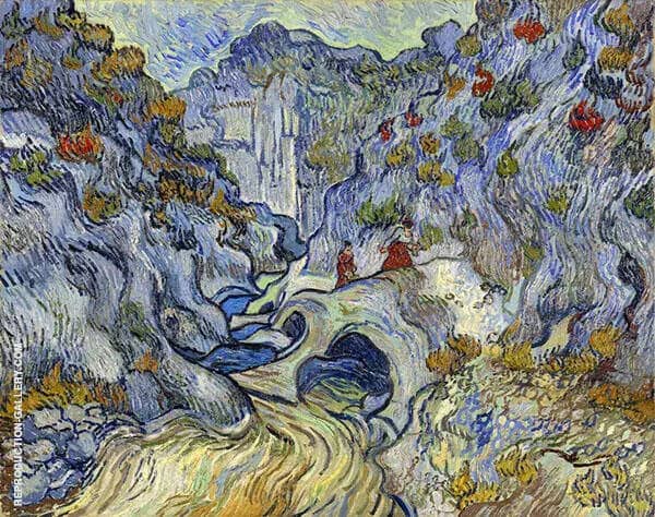 The Ravine Les Peiroulets 1889 | Oil Painting Reproduction