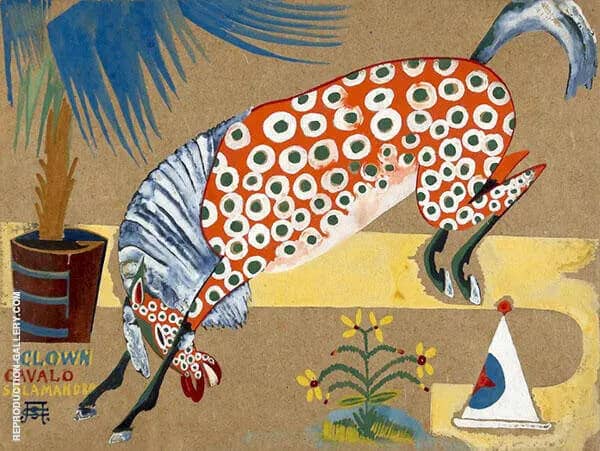 Clown Horse Salamander c1912 | Oil Painting Reproduction