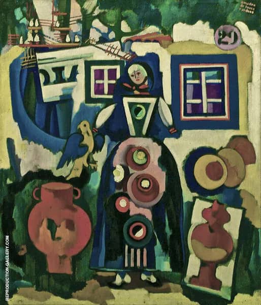 Popular Song and Bird from Brazil 1916 | Oil Painting Reproduction