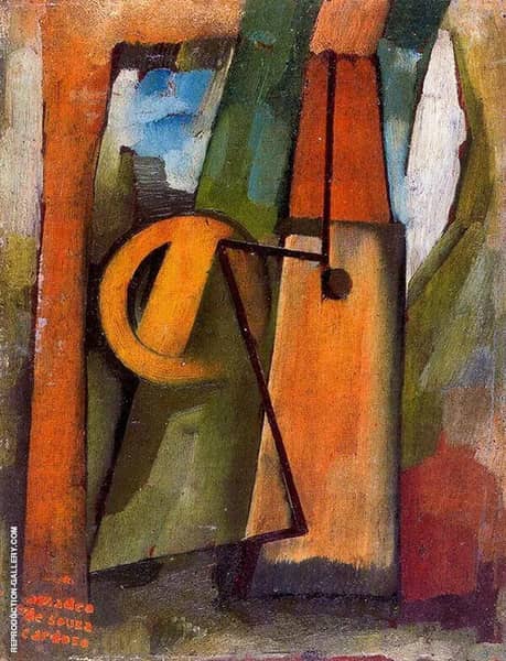 Watermill 1914 by Amadeo de Souza Cardoso | Oil Painting Reproduction