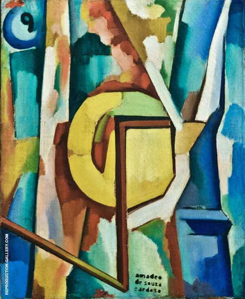 Windmill 9 c1914 by Amadeo de Souza Cardoso | Oil Painting Reproduction