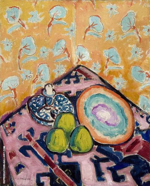 Still Life c1909 by Alfred Henry Maurer | Oil Painting Reproduction