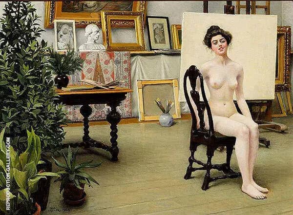 The Artist's Studio 1904 | Oil Painting Reproduction