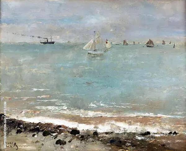 Le Havre 1888 by Alfred Stevens | Oil Painting Reproduction