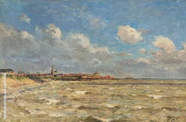 The Harbor at Ostend by Alfred Stevens | Oil Painting Reproduction