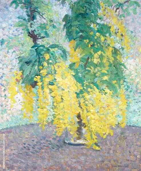 Branche de Cytise Dans un Vase | Oil Painting Reproduction