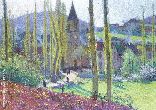 A Church in Labastide du Vert | Oil Painting Reproduction