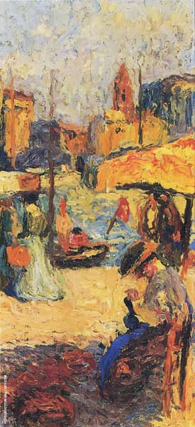 La Femme Assis une Port | Oil Painting Reproduction