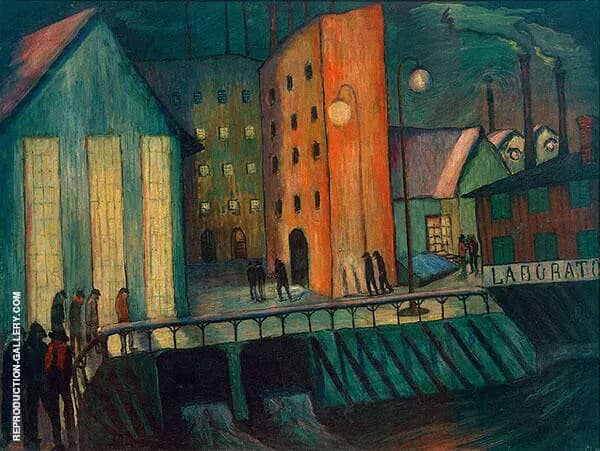 Night Shift by Marianne von Werefkin | Oil Painting Reproduction
