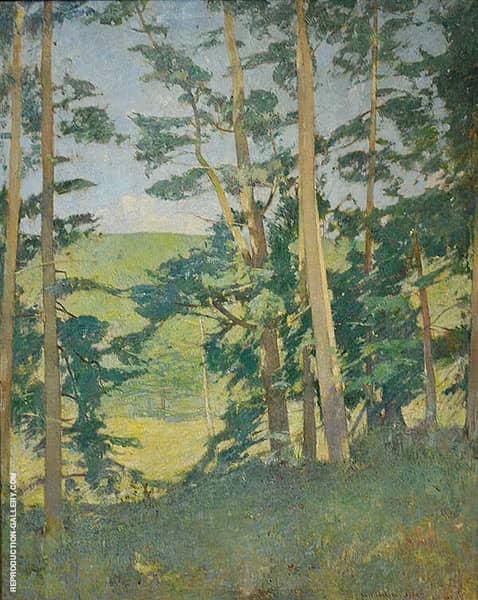 A Clearing Beyond The Trees by Emil Carlsen | Oil Painting Reproduction