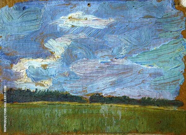 Landscape Study c1931 by Emil Carlsen | Oil Painting Reproduction